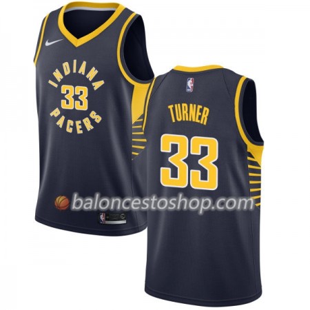 Camiseta Hombre NBA Indiana Pacers Myles Turner 33 Nike 2017-18 Navy Swingman